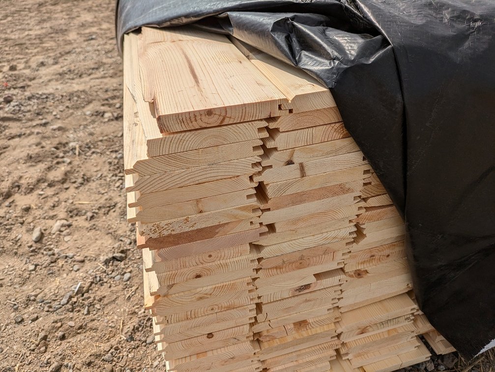 Pine 1"x6" WP4 Nickel Gap Outs, 2160 Linear Feet, 900 Sq. Ft., 10' Lengths