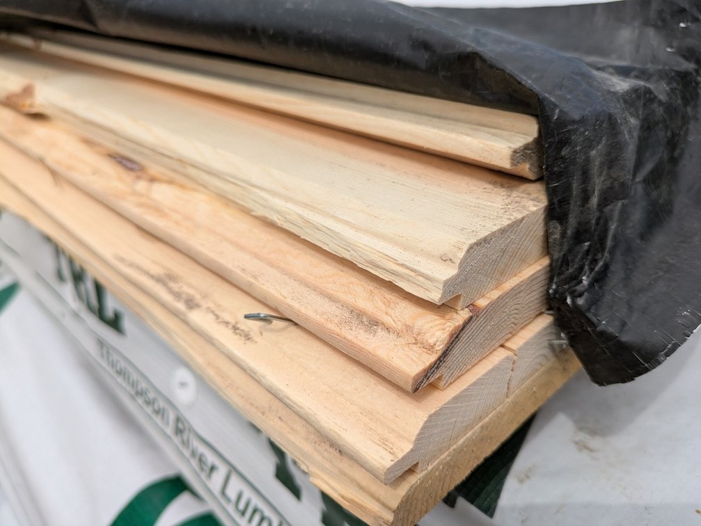 Pine 1"x6" WP4 Nickel Gap Outs, 204 Linear Feet, 85 Sq. Ft., 6' Lengths