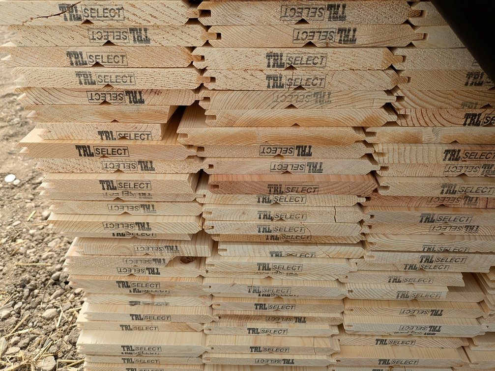 Pine 1"x8" WP4 Outs, 2556 Linear Feet, 1316 Sq. Ft., 8' Lengths