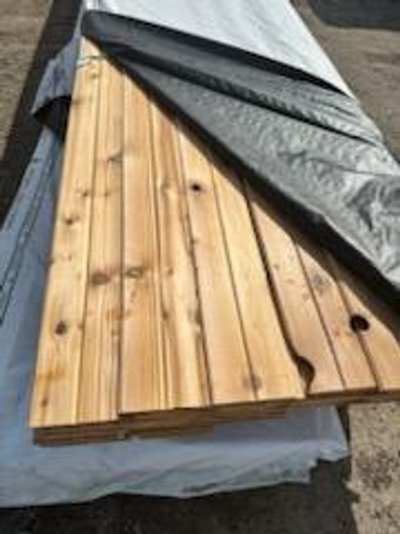 Western Red Cedar 1"x8" Utility Channel Bandsawn, Kiln Dried, 1188 Linear Feet, 644 Sq. Ft., 18' and 20' Lengths