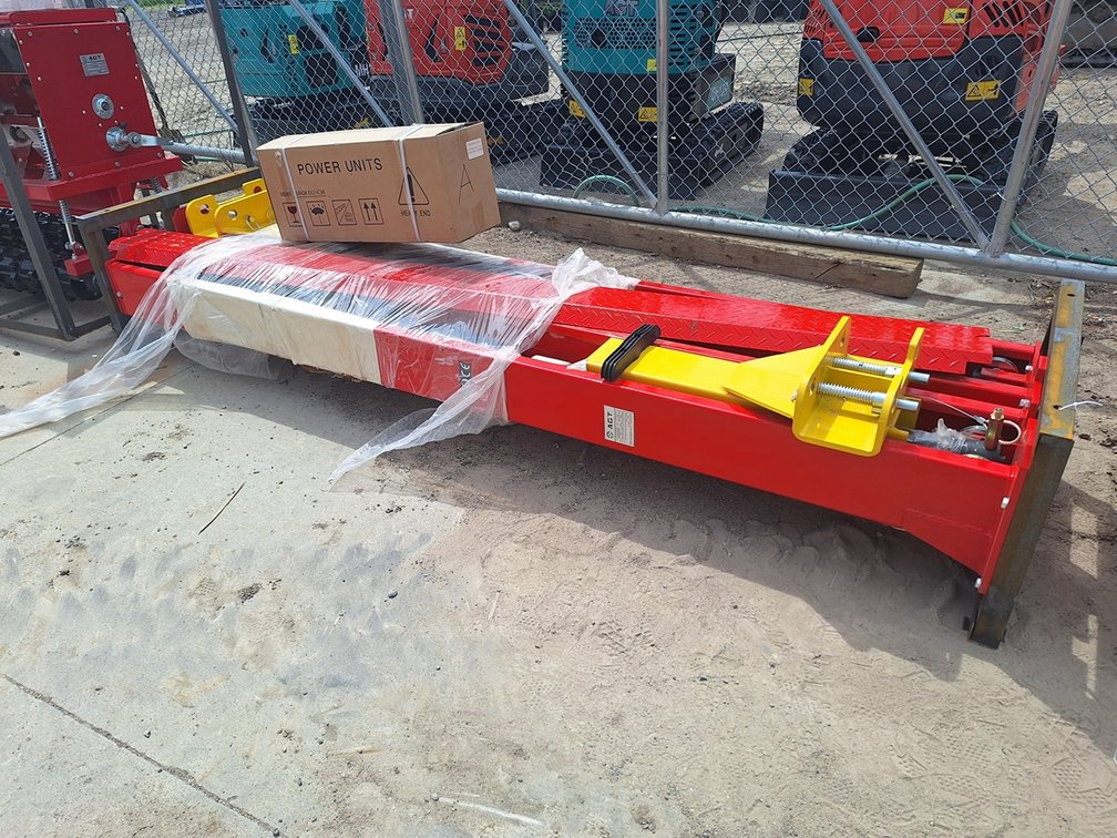 2025 AGT Two Post Base Plater Auto Lift, Model ATK-B1000, Serial ATK-B100025030101C, 10,000 Lb. Capacity, Hydraulic Power Unit, Unused
