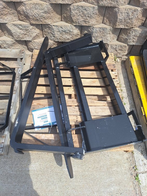 2025 Mower King Skid Steer Forks, Adjustable, Quick Attach, 4,000 Lb. Rating, Unused