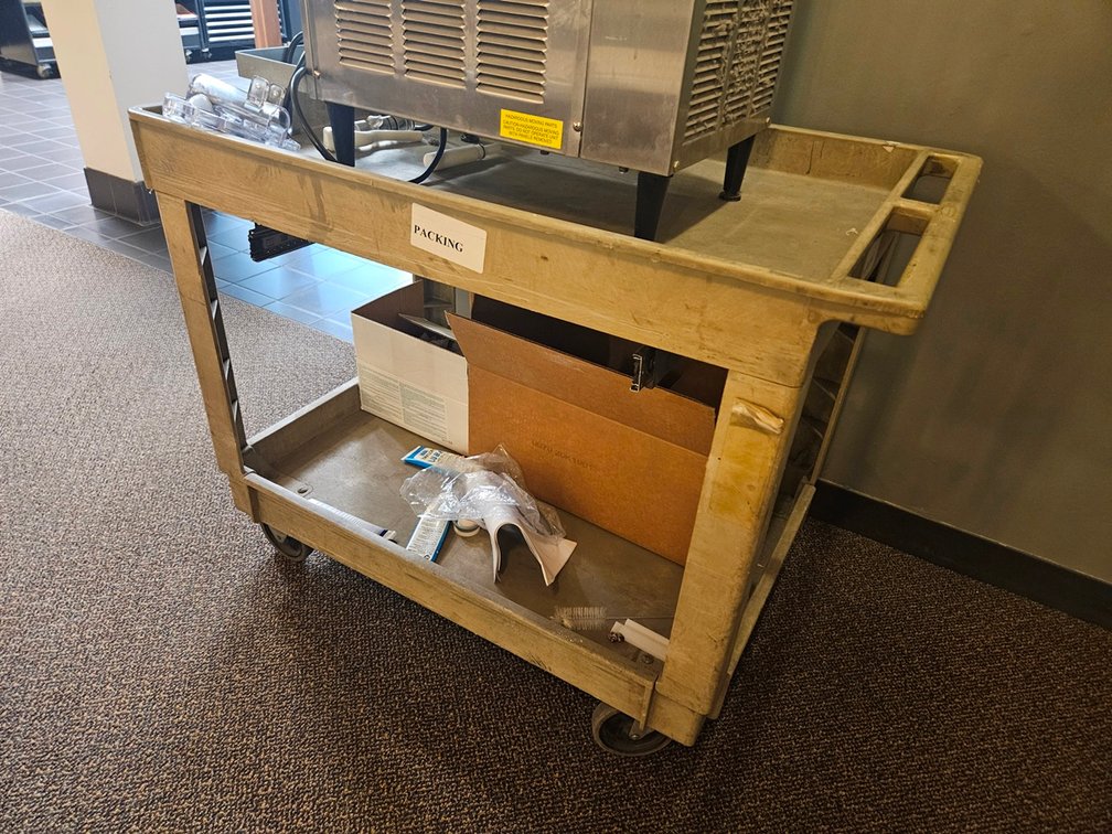 Poly Shop Cart, 44"x26"x33"