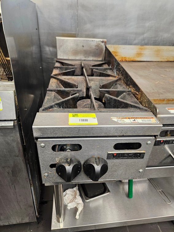 Vulcan 2 Burner Gas Stove, 12"x32"