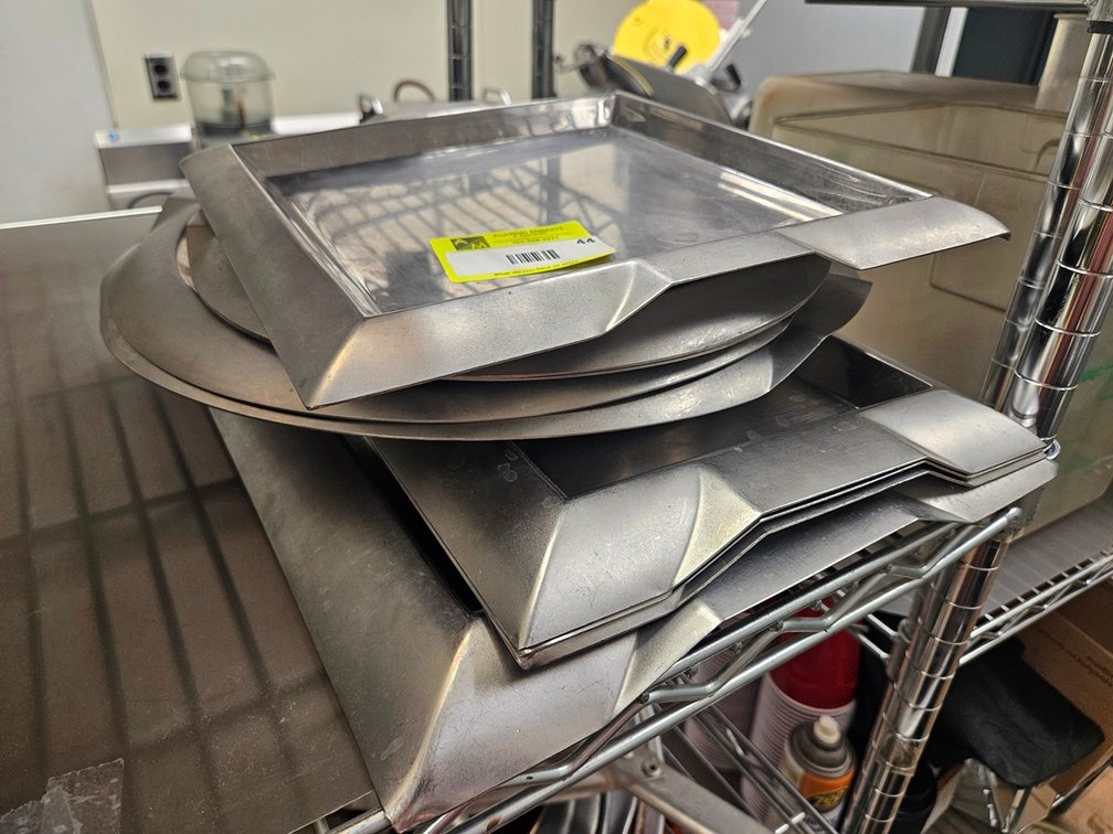 9 Assorted SS Serving Dishes