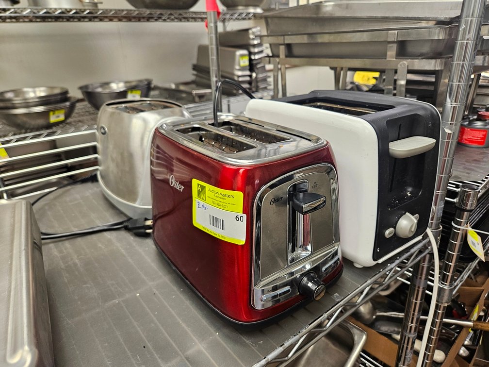 3 Assorted Toasters