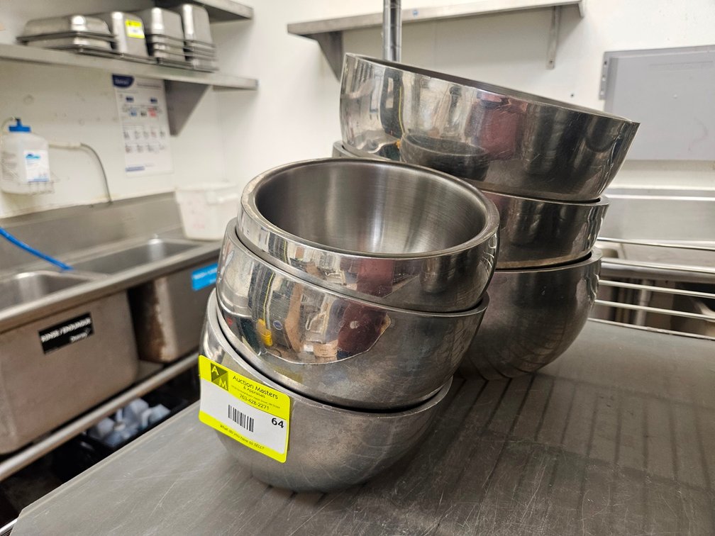 6 Assorted SS Serving Bowls