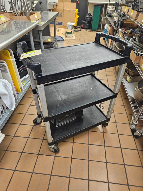 Poly Bus Cart, 32"x16"x36"