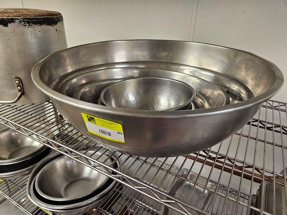 6 Assorted SS Bowls