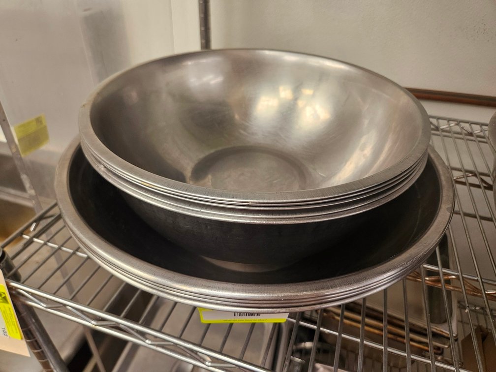 9 Assorted SS Bowls