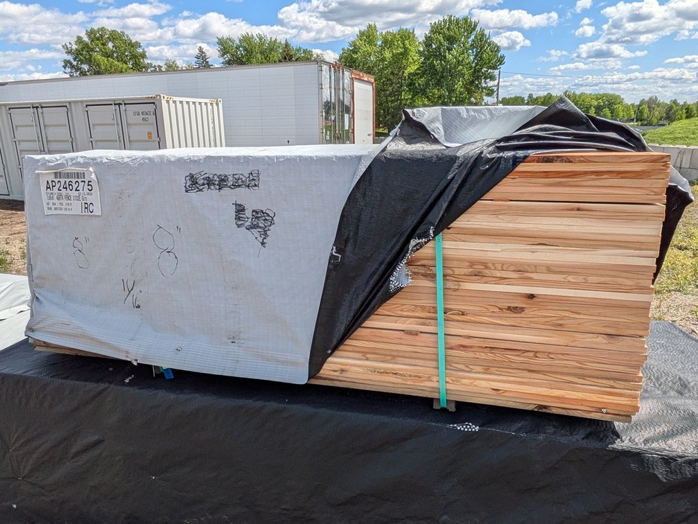 Cedar Fence Boards, 1x8, Rough 1 Side Smooth 1 Side, Approx 75 Pieces, 6' Lengths