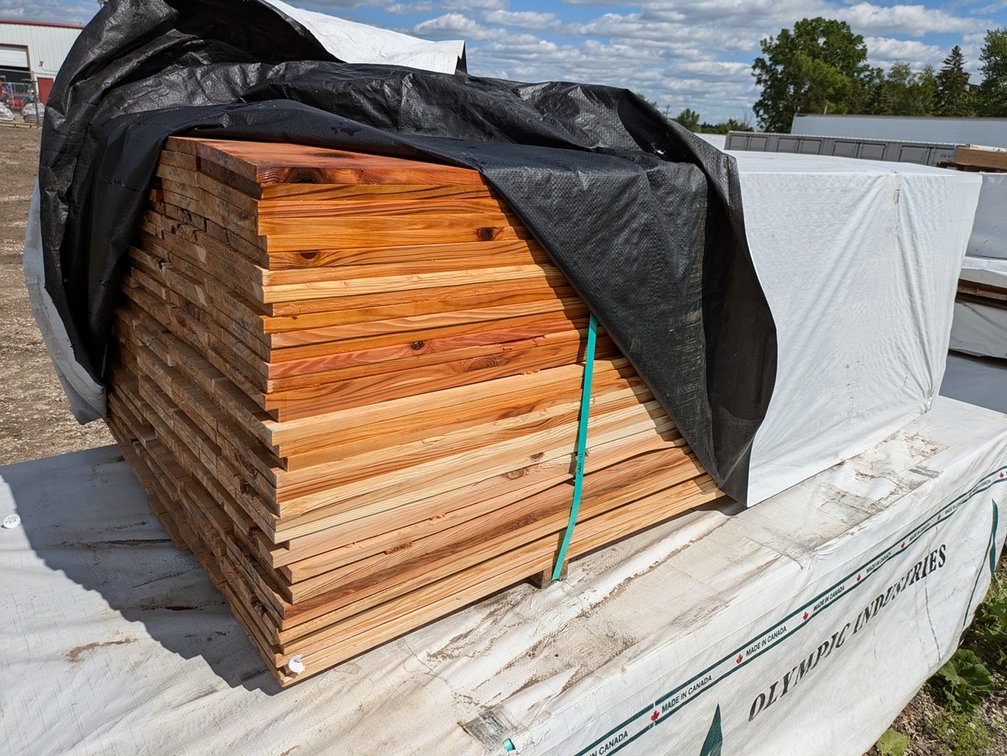 Cedar Fence Boards, 1x8, Rough 1 Side Smooth 1 Side, Approx 216 Pieces, 6' Lengths