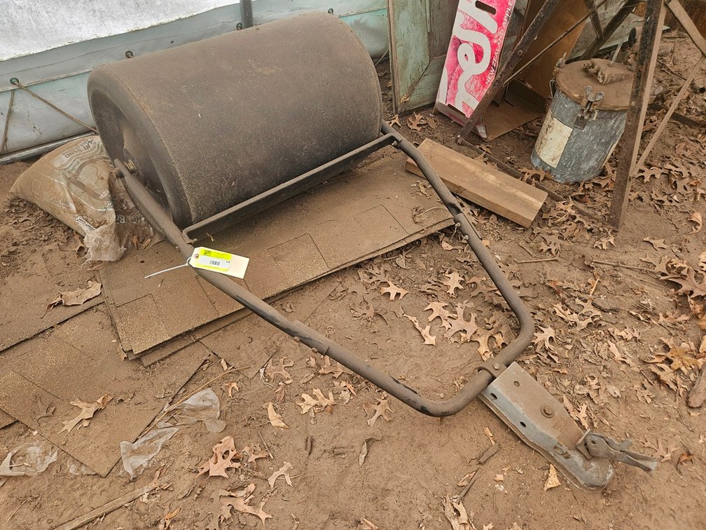 Lawn Roller with Hitch Attachment, 26" Wide
