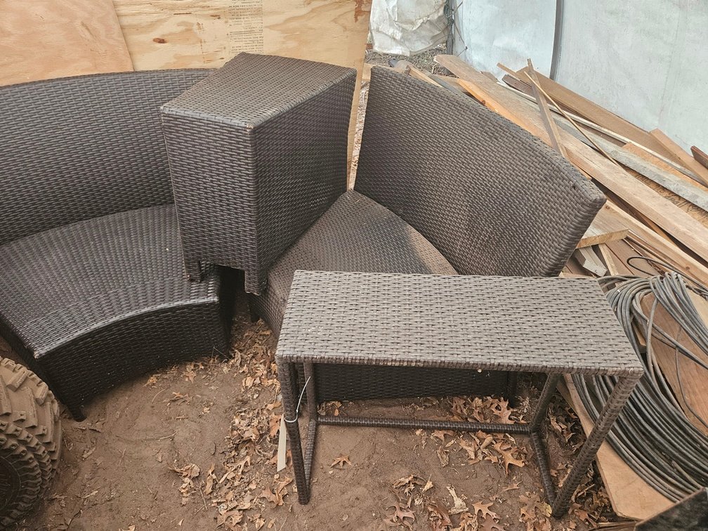 Assorted Outdoor Poly Wicker Furniture