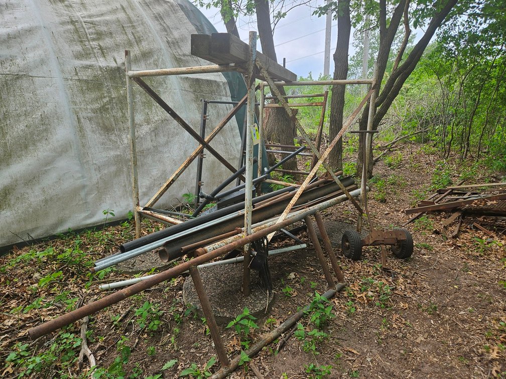 Assorted Metal, Scaffolding, Table Frame, More