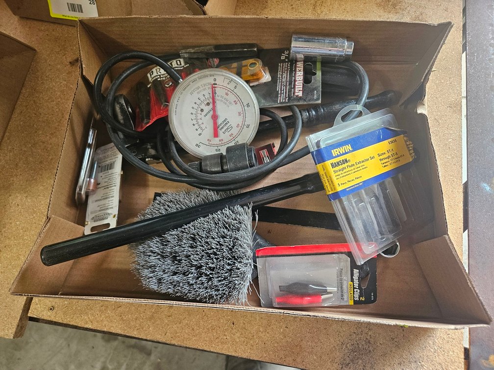Assorted Tools, Gauge, More