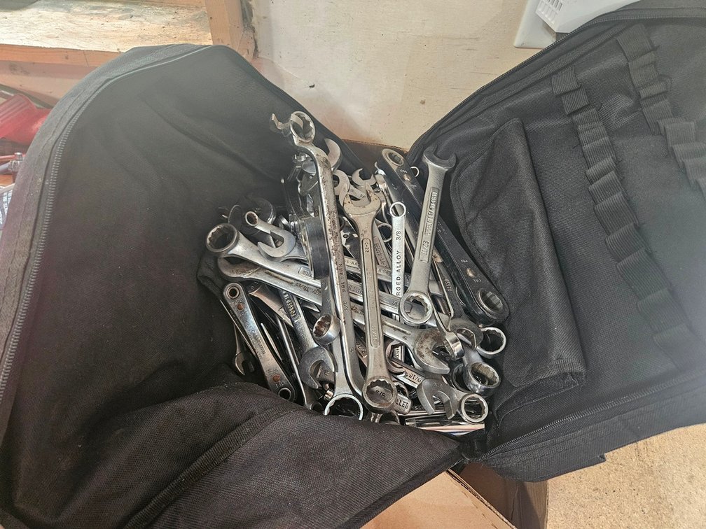 Tool Bag with Assorted Wrenches