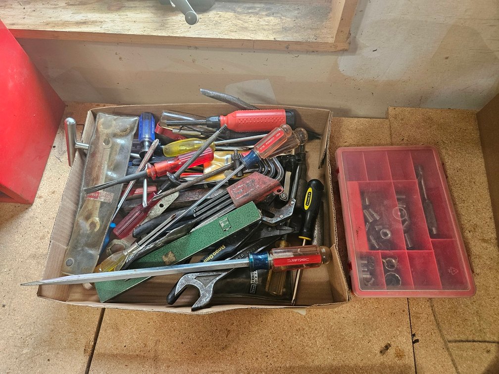 Assorted Tools, Screwdrivers, More