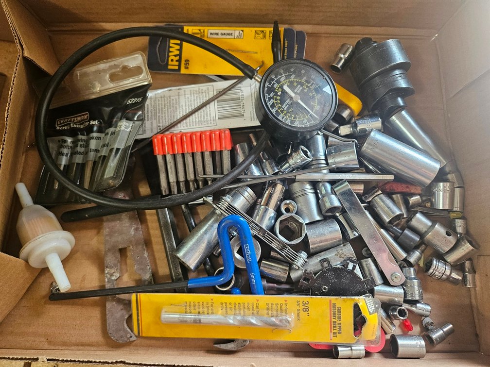 Assorted Sockets, Gauges, More
