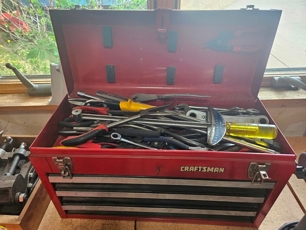 Craftsman 3 Drawer Tool Box with Assorted Tools