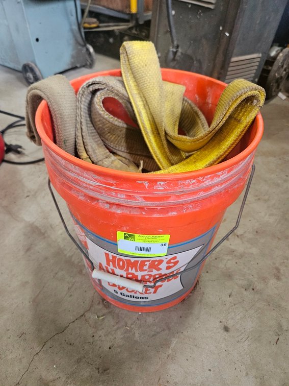 Bucket of Tow Straps