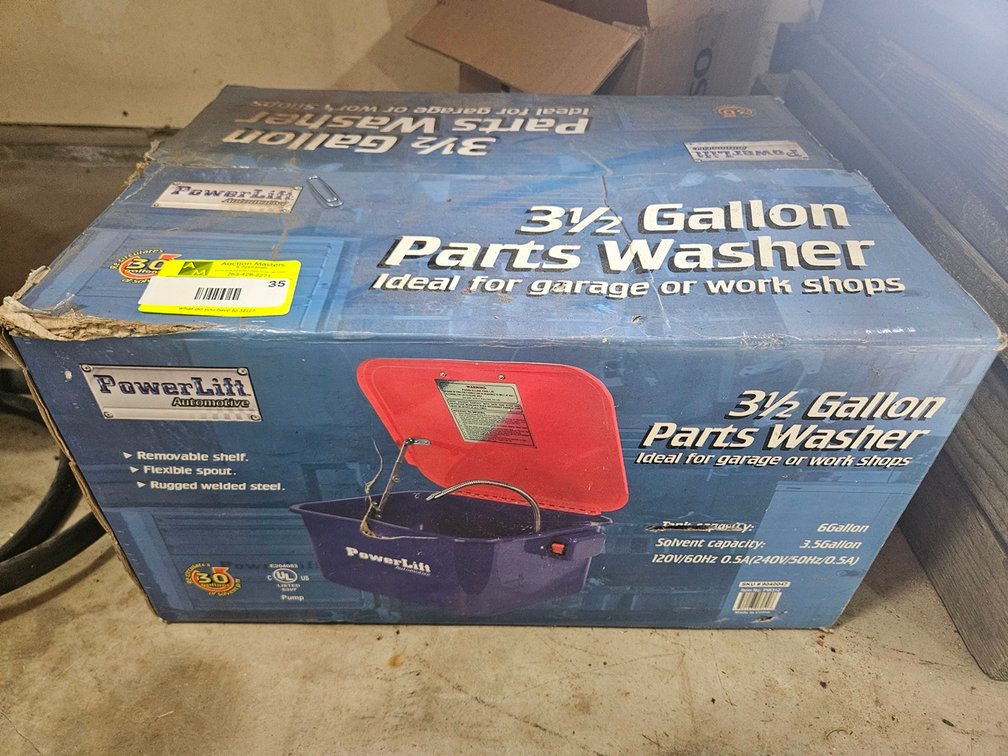 Powerlift 3.5 Gallon Parts Washer