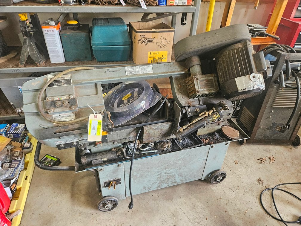 Enco Horizontal Metal Cutting Bandsaw, Model 137-317, Serial 7700081