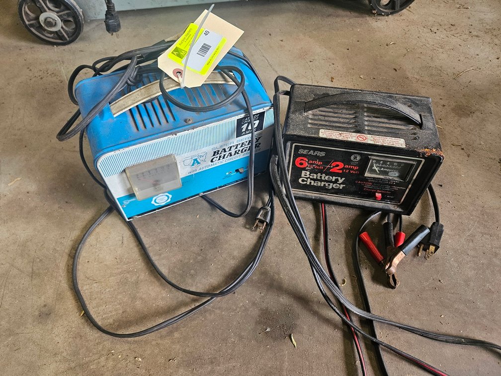 2 Assorted Battery Chargers