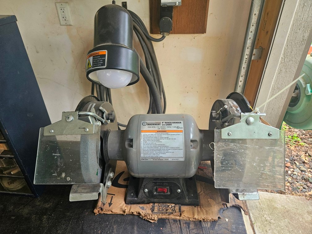 Machinery 8" Bench Grinder