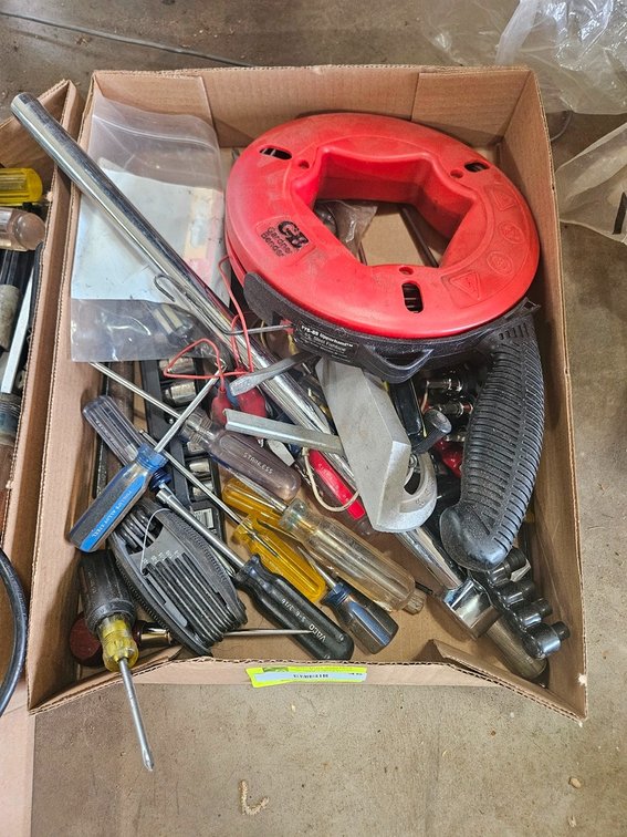 Assorted Sockets, Fish Tape, More
