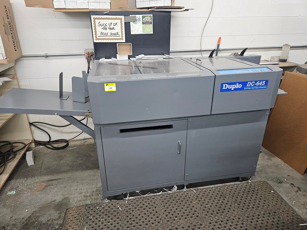 Duplo DC-645 Slitter/Cutter/Creaser, 115V
