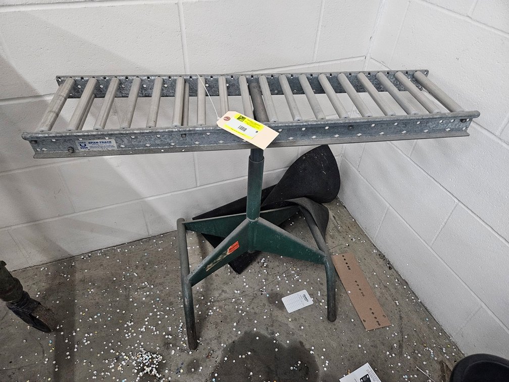 Unex Span-Track Carton Flow Rack, 36"x9.5", Adjustable Height