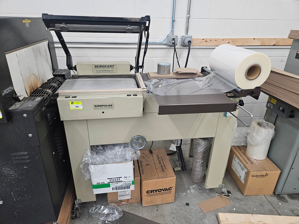 Sargeant Packaging System Simpulse Sealing System on Wheels, Model 1620C SIMP, 120V