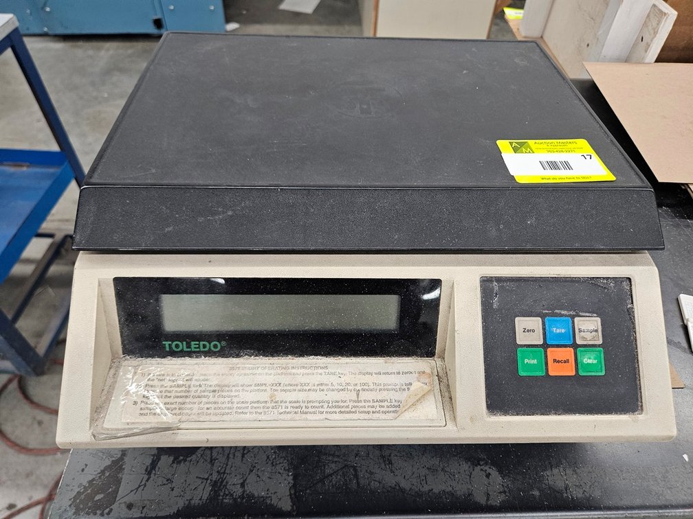 Toledo Digital Scale, 50 Lb. Capacity, Model 8571