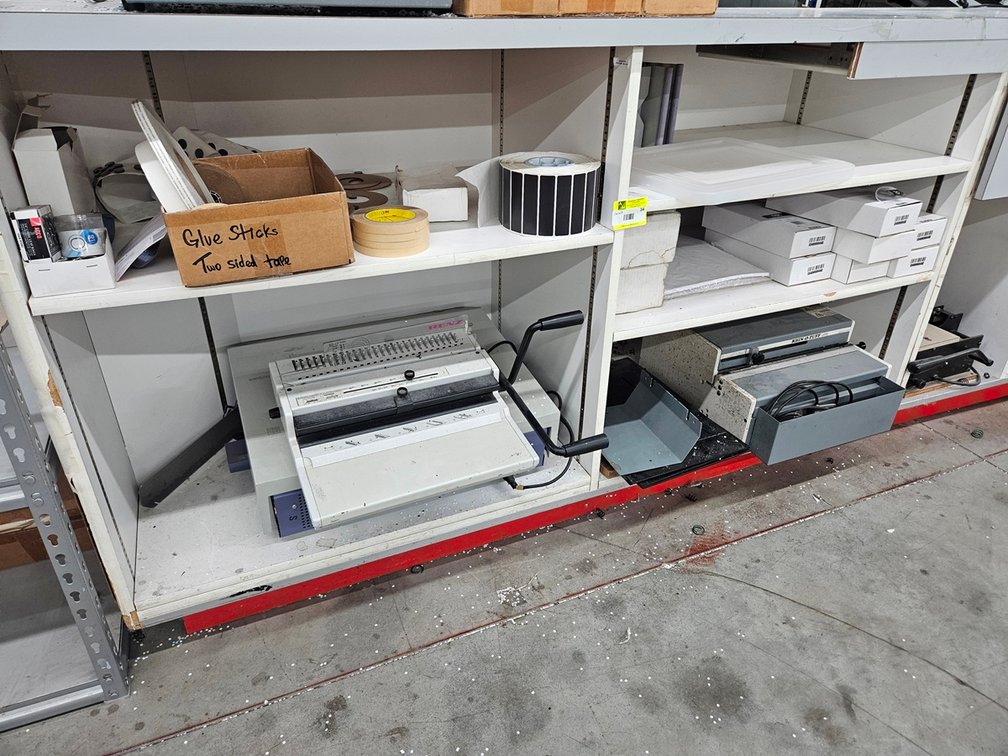 Assorted Contents, Binding Machines, More
