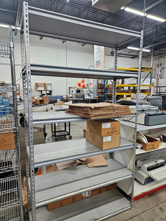 Metal/Poly 6 Tier Shelf, 48"x18"x84"