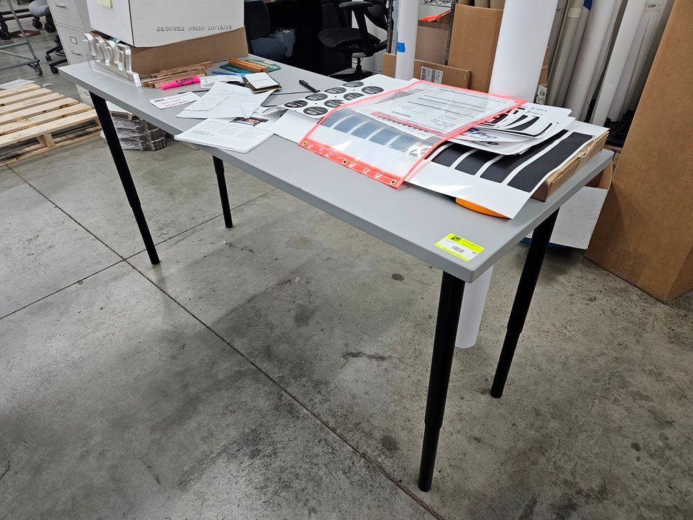 Table, 68"x24"x35"