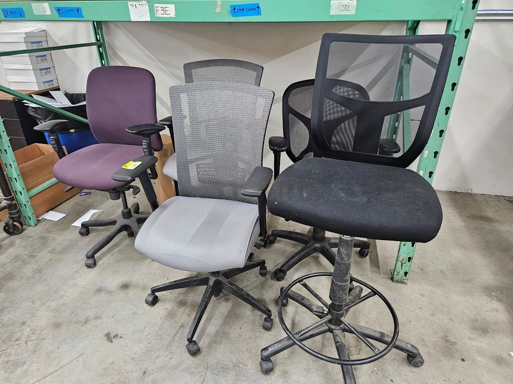 5 Assorted Office Chairs
