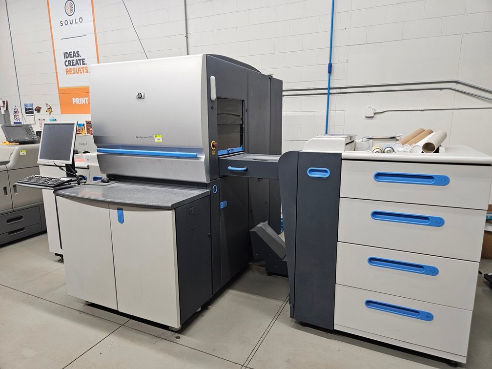 HP Indigo Press 5500 Digital Press, Serial IL-30005484, Item #CA202AR, 400V, 3 PH, NO CHILLER