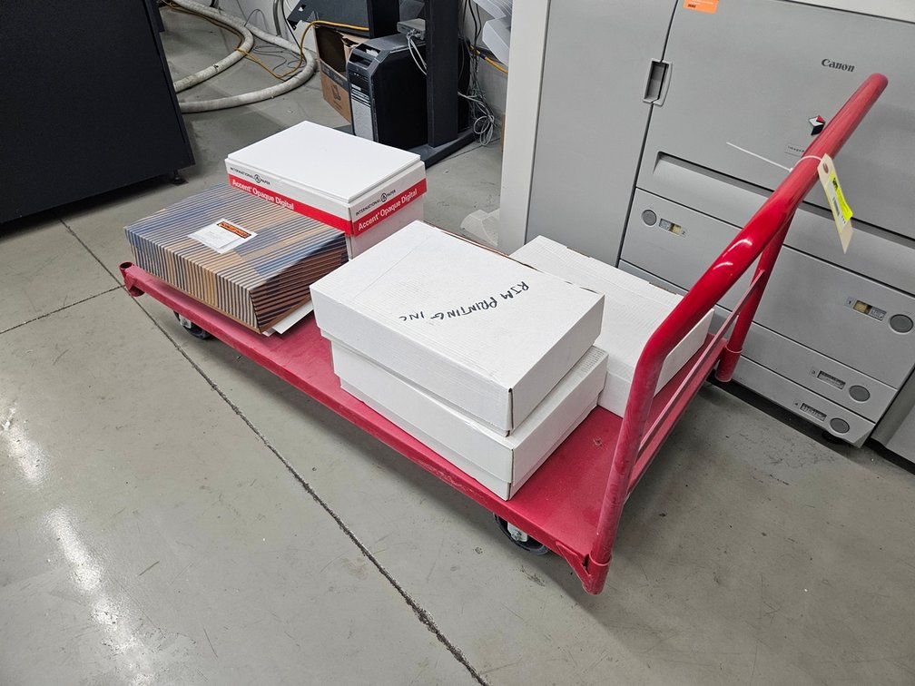 Metal Shop Cart, 60"x30"