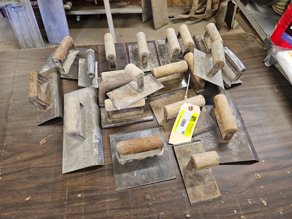 Assorted Concrete Trowels