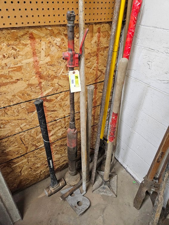 Assorted, Post Hole Digger, Pneumatic Tamper, More