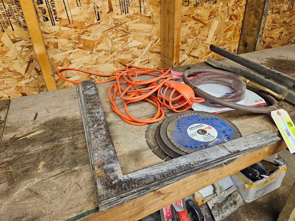 Assorted, Work Light, Saw Blades, Torch Hose