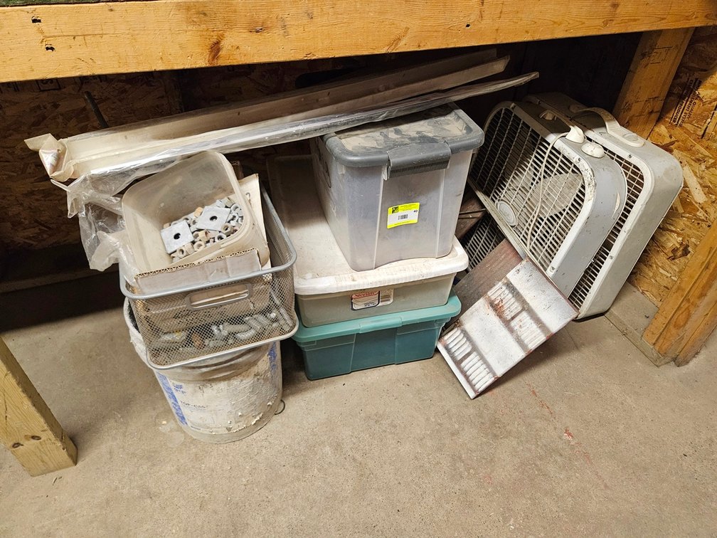 Assorted, Box Fans, Bins, More