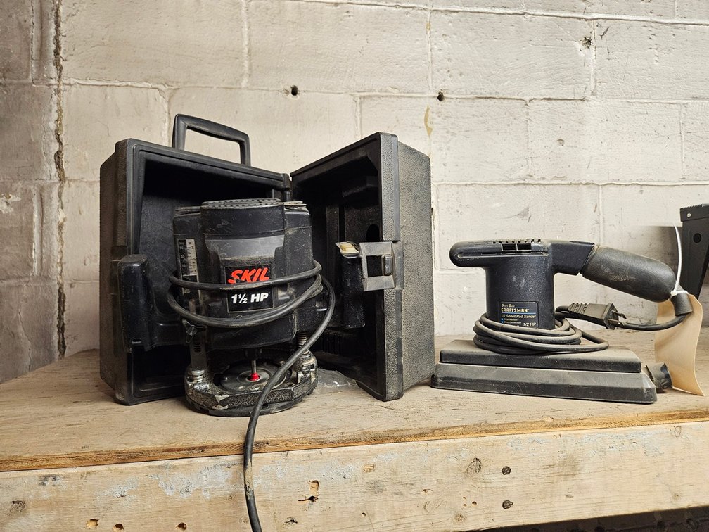 Craftsman Sander, Skil 1.5 HP Router