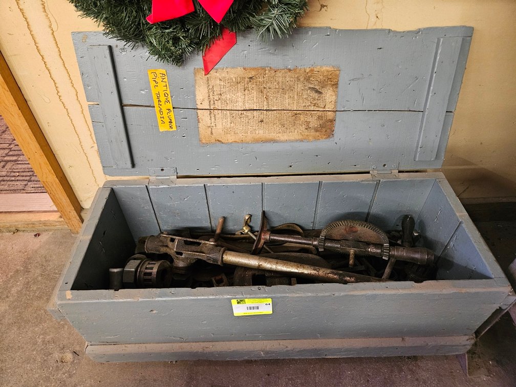 Antique Pipe Threading Tools and Related