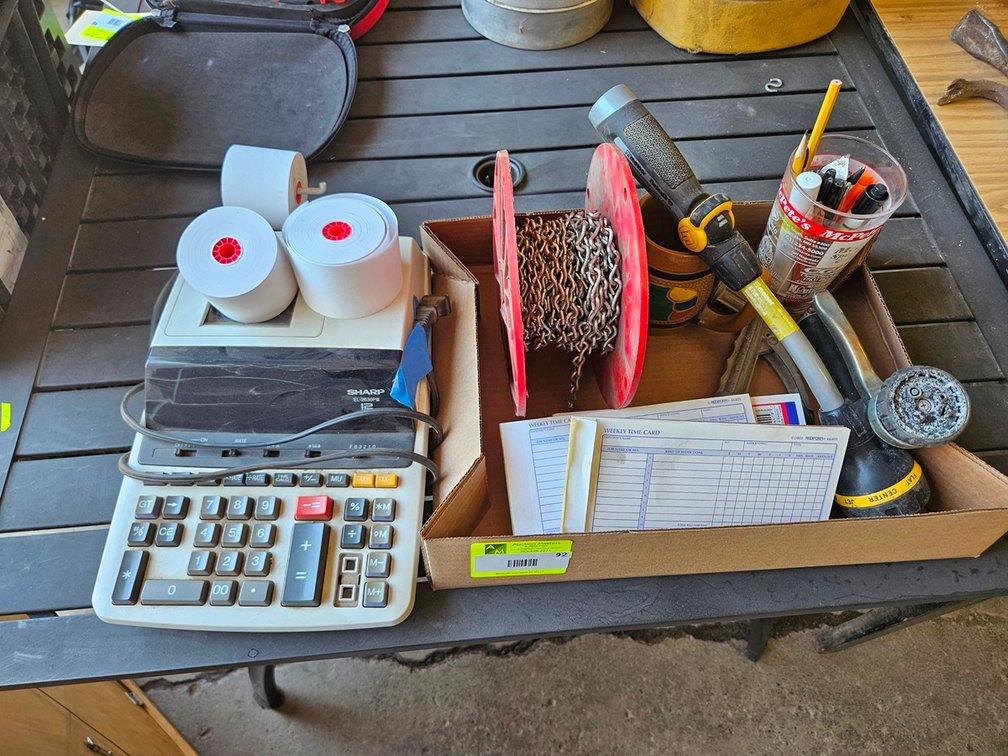 Adding Machine, Chain, More