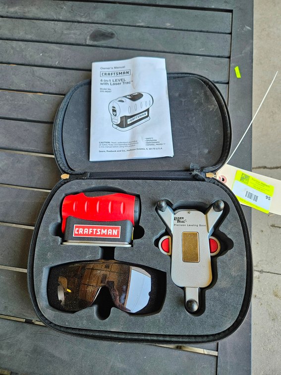 Craftsman 4 In 1 Laser Trac Level