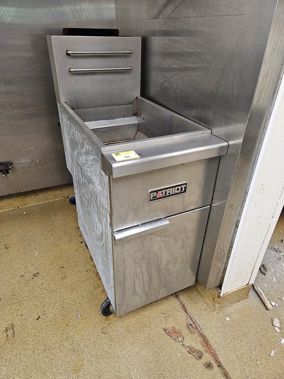 Patriot Fryer on Wheels, Model PT-F3-NG, Gas