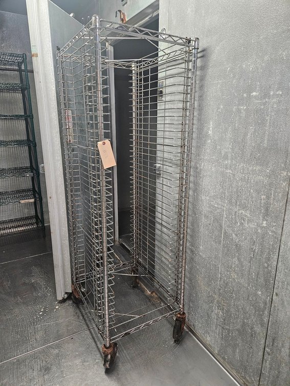 2 Sheet Pan Racks on Wheels
